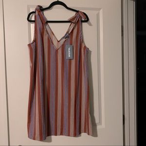 Brand New, Striped Shift Dress, “My Kind of Casual”, ModCloth, XL